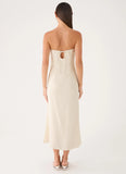 Sun Searching Midi Dress - Oatmeal
