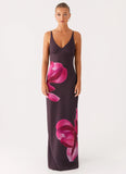Griselda Maxi Dress Dark Chocolate