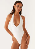 Delia One Piece Swimsuit White