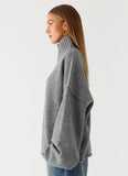 Roux Knit Sweater Grey