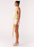 Neptune Halter Top Yellow