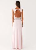 Love Tease Maxi Dress Baby Pink