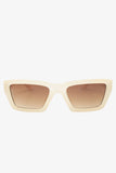 Fairfax Otra Ivory Square Brown Tinted Sunglasses
