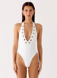Jovi One Piece Swimsuit White