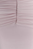 Rafaella Slinky And Mesh Maxi Dress Pale Pink