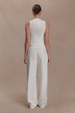 Aldea Cotton Sleeveless Top White