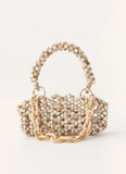 Poolside Muse Beaded Bag Ivory