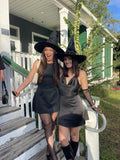Women Sexy Backless Mini Dress Sleeveless Open Back A Line Formal College Graduation Dress