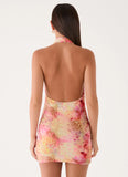 Jonna Mini Dress Botanic Cheetah