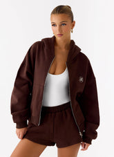 Signature Low Rise Sweatshorts Chocolate