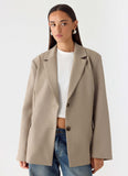 Sibel Blazer Warm Grey