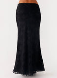 Starlit Maxi Skirt Black