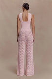 Glinda Crochet Pants Baby Pink