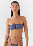 Sabbia Bikini Top Porcelain Blue