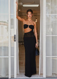 No Apologies Maxi Dress Black