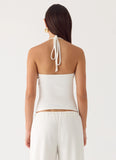 Henry Halter Top Ivory