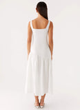 Esmerelda Midi Dress White