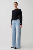 Ciaralee Cinched Waist Jumper Black