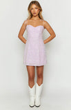 Penny Lane Purple Sequin Mini Dress