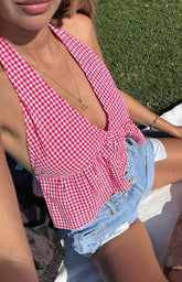 Lindsay Light Wash Denim Shorts