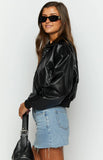 Abbi Black Cropped Jacket