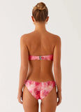 Delta Bandeau Bikini Top Flamingo Fling