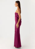 Endless Nights Maxi Dress Plum