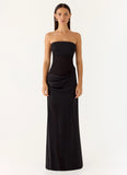 Champagne Skies Maxi Dress Black
