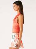 Avena Halter Top Coral