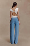 Niamh Modal Twist Back Bodysuit Ivory