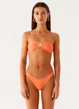Taiwan Bandeau Bikini Top Peach