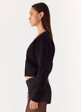 Orla Knit Sweater Black