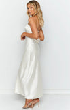 Maiah White Maxi Dress