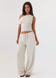Set Sail Linen Pants Oat