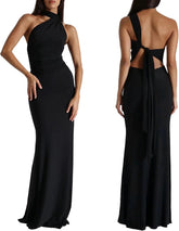 Women Sexy Backless Dress Halter Cut Out Bodycon Maxi Dresses Wedding Guest Beach Vacation