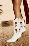Billini Arden White Garnet Cowboy Boots