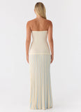 Otillie Knit Maxi Dress Yellow