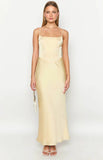 Heartbeat Yellow Maxi Dress