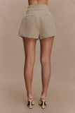 Alden High Waisted Short Pebble