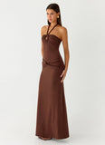 Sacred Maxi Dress Chocolate