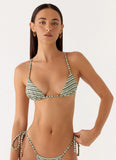 Calista Bikini Top Sea Salt Stripe