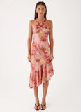 Sinnie Midi Dress - Botanic Cheetah