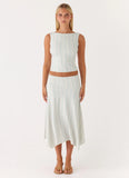 Katta Midi Skirt - Vintage Stripe