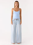 Blondie Tank Top Blue