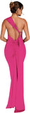 Women Sexy Backless Dress Bodycon Sleeveless Open Back Maxi Dress Formal Cocktail Wedding Guest