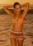 Sunset Stripe Micro Shorts Sunset Stripe