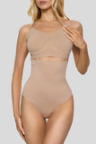 BOOMBA Beige High Waisted Thong Shapewear