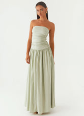 Carmel Maxi Dress Sage