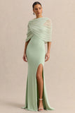 Melva Mint Bandeau Maxi Dress