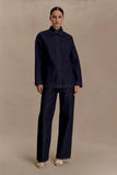 Lioda Oversized Denim Shirt Washed Indigo Blue
